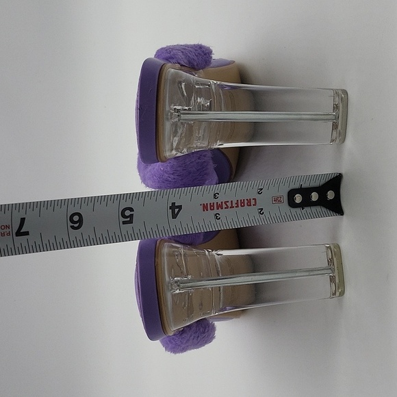 1098- Cape Robbin Vegan Women's Sandals Size 9 Purple Color NWT - Picture 6 of 12